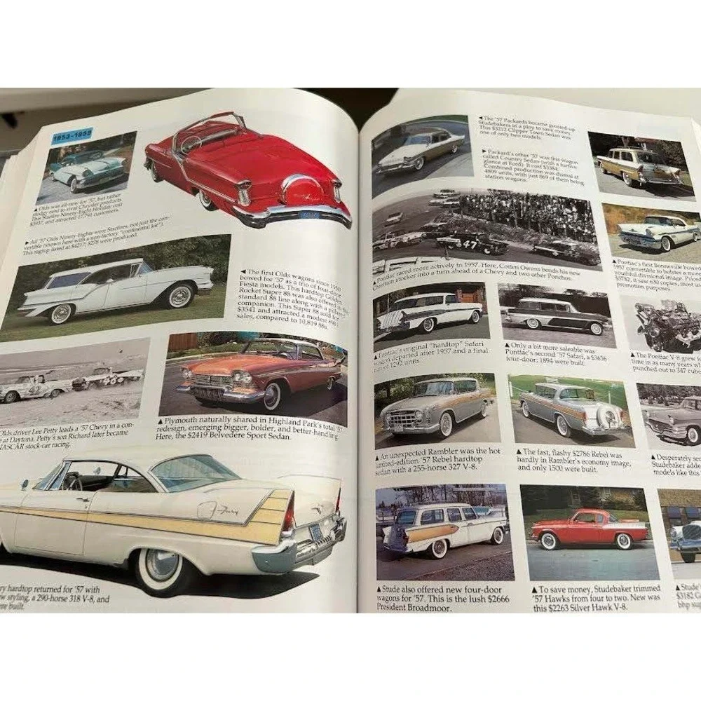 100 Years of the American Auto Hardcover Book Consumer Guide 4000+ Photos